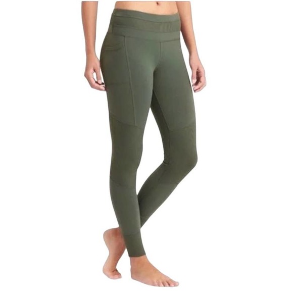 Athleta Pants - Athleta Woman's XL Excursion Tight Leggings Jasper Green Style# 153393 Pockets